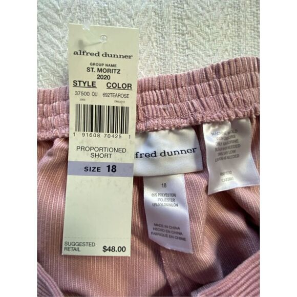 Alfred Dunner Women’s Size 18 Plush Ave Pants in Tea Rose - Picture 3 of 8